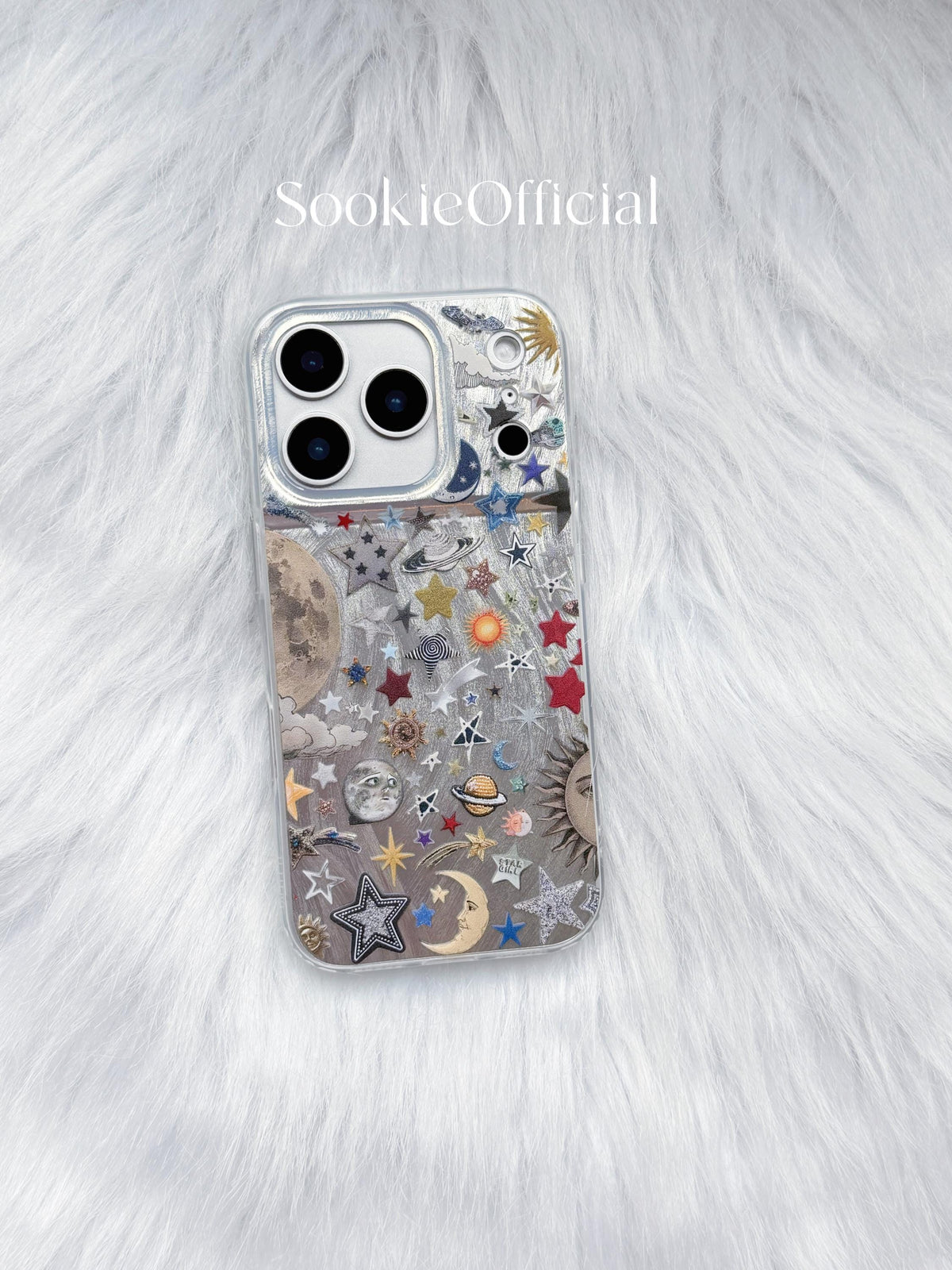 Retro Celestial Galaxy iPhone Case for iphone 17 16 15 14 13 12 11 pro max, shiny Planet Anime Pattern