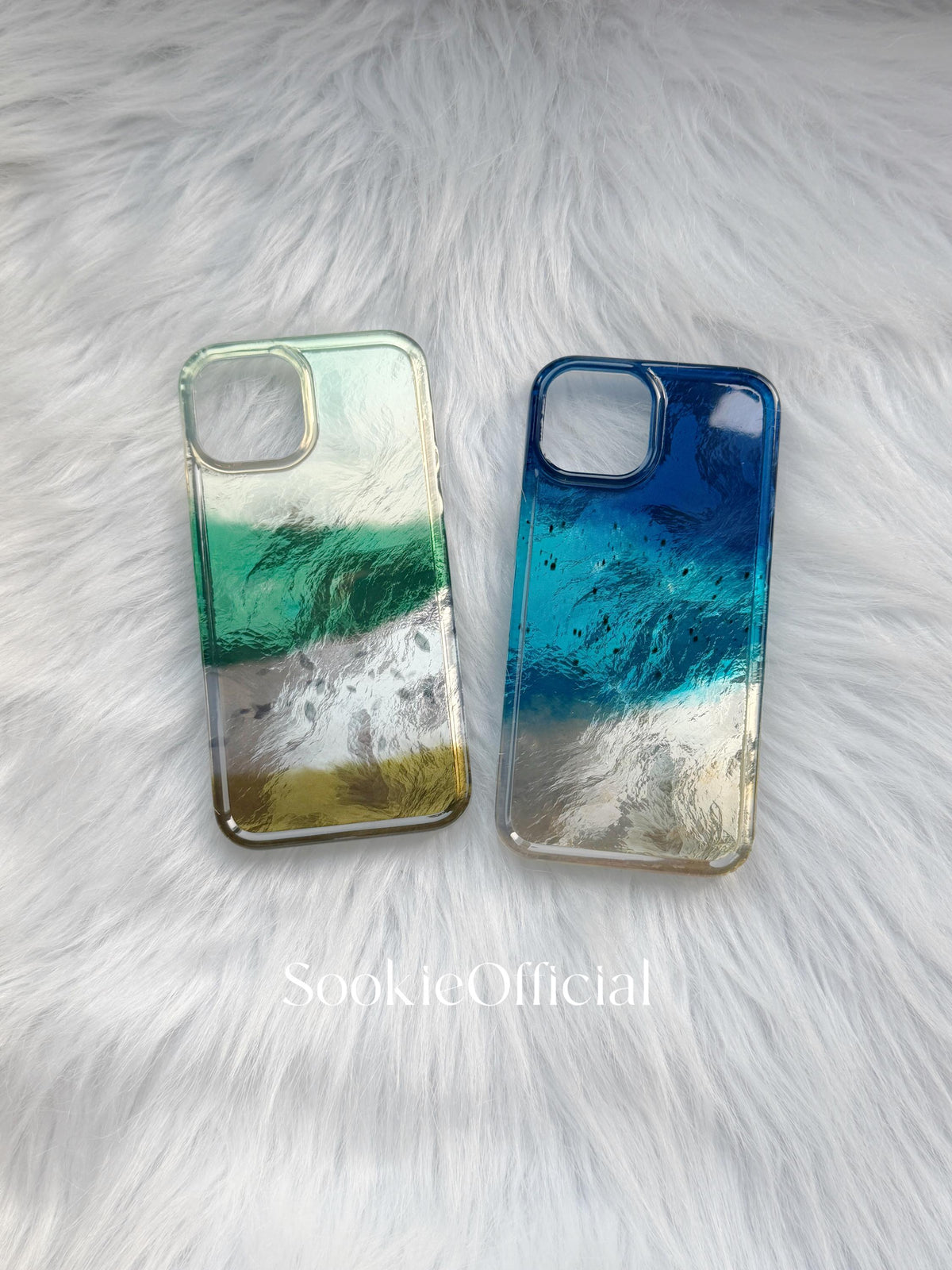 Amber Pearlescent Gradient iPhone Case | MagSafe & Chain