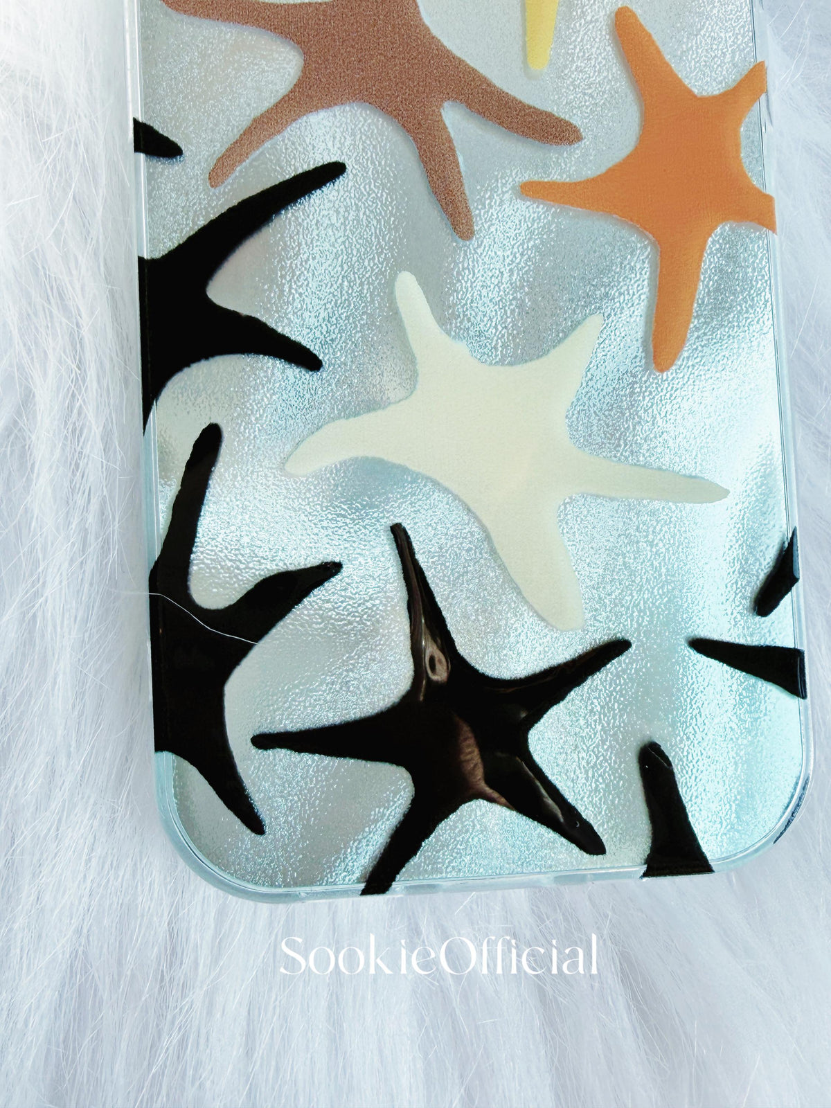 Sparkling Starfish iPhone Case, MagSafe & Standard Options, Shimmering Summer Beach Phone Case