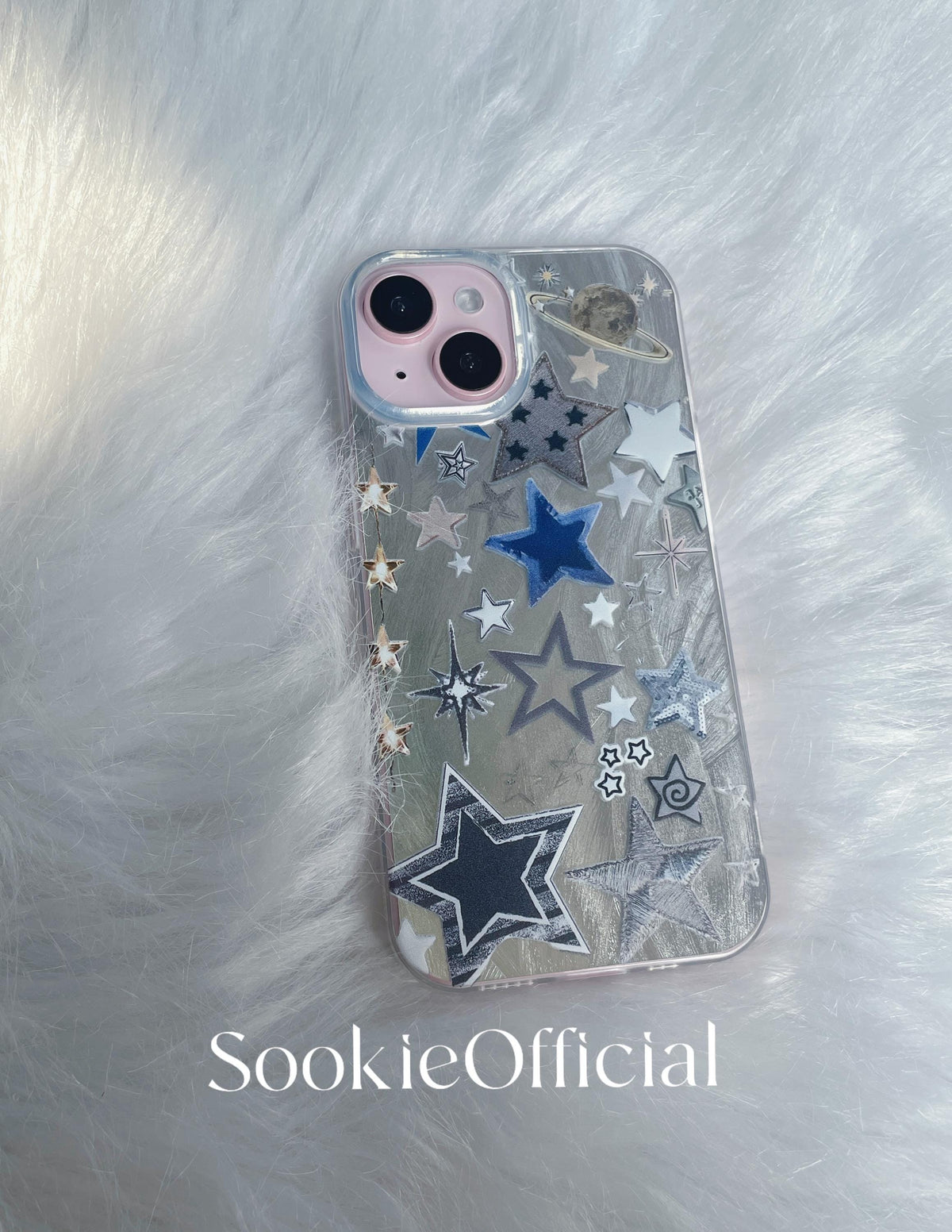 Anime Retro Planet iPhone Case �?Shiny Galaxy Star Design
